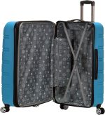 Rockland Melbourne Hardside Expandable Spinner Wheel Luggage, Charcoal, 3-Piece Set (20/24/28) - Image 6